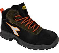 Diadora Utility Sport Mid S7S, bottes de sécurité Dia-tex unisex 46 EU Noir/Vert Foncé/Orange Noir/Vert Foncé/Orange
