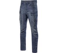 Diadora Utility Stone Cargo Light, jeans de travail 33 Bleu Bleu