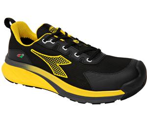 Diadora Utility Vortex DA2 Low S3S, bottes de sécurité unisexes 41 EU Noir/Jaune Noir/Jaune