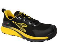 Diadora Utility Vortex DA2 Low S3S, bottes de sécurité unisexes 47 EU Noir/Jaune Noir/Jaune