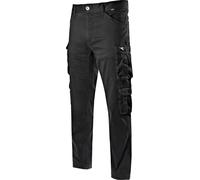 Diadora Utility Wayet, pantalon cargo workwear M Noir Noir