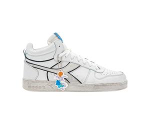 Diadora - Vintage Bunny Baskets White - Homme - Chaussures - Blanc - Taille: 45 1/2 EU