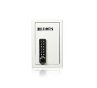 DiaDorn Coffre-fort à clés avec serrure à code PIN - Résistant aux intempéries (IP65) - Alimentation de secours USB - Acier trempé de 2 mm - PIN de réinitialisation automatique - Fausse broche
