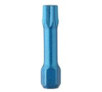 DIAGER - 5 Embouts Vissage Torx n°25 - Impact BlueShock 30mm - Durée de Vie 12x Supérieure à la Normale - Spécial Visseuse à Choc et Visseuse de Forte Puissance