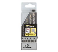 Diager, Coffret 5 Forets Flash Ø4-5-6-8-10