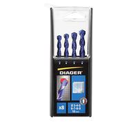 Diager, Coffret 8 Forets Ceramik Ø3-4-5-6-7-8-9-10