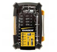 Diager – Coffret embouts torsion, douilles et accessoires – 38 pièces