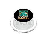 Diagnostic Amusant diagnostiqué avec Une dépendance Chronique de la Couverture PopSockets PopGrip pour MagSafe