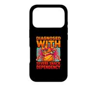 Diagnostic Amusant diagnostiqué avec Une dépendance Grave aux collations Coque pour iPhone 17 Pro