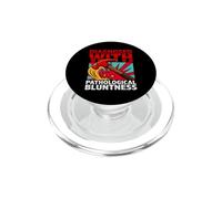 Diagnostic Amusant diagnostiqué avec Une émoussement pathologique PopSockets PopGrip pour MagSafe