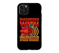 Diagnostic drôle diagnostiqué avec Un Trouble d'opinion Non sollicité Coque pour iPhone 11 Pro
