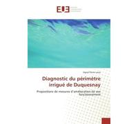 Diagnostic du perimetre irrigue de Duquesnay Propositions de mesures d'amelioration de son fonctionnement - Ognel Louis - Universitaires Europeennes - broché - Etude