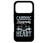 Diagnostic médical échographie échographie Cardiaque échographie Coque pour iPhone 17 Pro