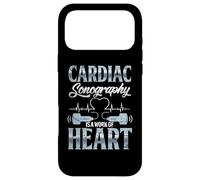 Diagnostic médical échographie échographie Cardiaque échographie Coque pour iPhone 17 Pro Max
