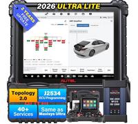 Diagnostic OBD2 professionnel - AUTEL - MaxiCOM Ultra Lite - Écran 12,9"" - Programmation J2534 - Batterie 18 000 mAh