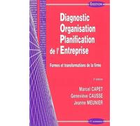 Diagnostic, organisation, planification de l'entreprise - CAPET/MEUNIER - Economica - broché - Etude