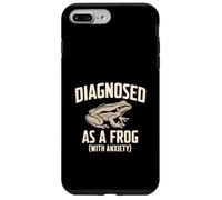 Diagnostiquée comme Une Grenouille anxieuse Coque pour iPhone 7 Plus/8 Plus