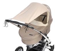 Diago - Pare-soleil pour poussette en microfibre Beige
