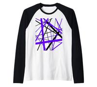 Diagonal Dynamics Bleu et Noir Manche Raglan
