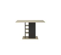 DIAGONE Table avec rangement OXFORD Marron