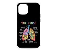 Diagramme d'anatomie des poumons Humains Système respiratoire Coque pour iPhone 12/12 Pro