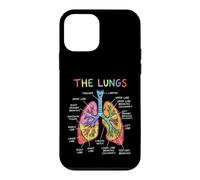 Diagramme d'anatomie des poumons Humains Système respiratoire Coque pour iPhone 12 Mini