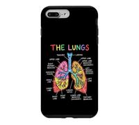 Diagramme d'anatomie des poumons Humains Système respiratoire Coque pour iPhone 7 Plus/8 Plus