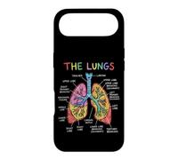 Diagramme d'anatomie des poumons Humains Système respiratoire Coque pour iPhone Air