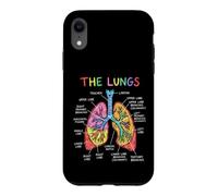 Diagramme d'anatomie des poumons Humains Système respiratoire Coque pour iPhone XR