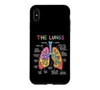 Diagramme d'anatomie des poumons Humains Système respiratoire Coque pour iPhone XS Max
