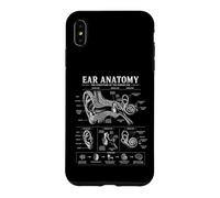 Diagramme d'audition détaillé de l'anatomie de l'oreille pour étudiant en Sciences médicales Coque pour iPhone XS Max