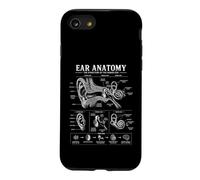 Diagramme d'audition détaillé de l'anatomie de l'oreille pour étudiant en Sciences médicales Coque pour iPhone SE (2020) / 7/8