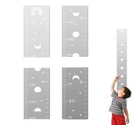 Diagramme de croissance en miroir, diagramme de croissance mural | Mirrors - Puzzle Miroirs Diagramme de hauteur Miroir Pièces de puzzle avec autocollants muraux
