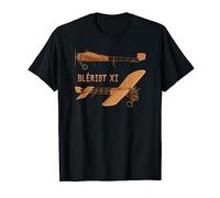 Diagramme de l'avion Blériot XI de l'ère des pionniers de T-Shirt