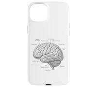 Diagramme de Neuroscience d'anatomie cérébrale Gyri temporelle Coque pour iPhone 15 Plus