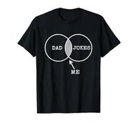 Diagramme de Papa Jokes Me Venn pour Homme T-Shirt