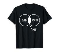 Diagramme de Papa Jokes Me Venn pour Homme T-Shirt