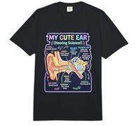 Diagramme de Science auditive d'anatomie de la Structure de l'oreille Mignonne Comfort Colors Adult Heavyweight T-Shirt