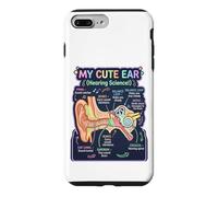 Diagramme de Science auditive d'anatomie de la Structure de l'oreille Mignonne Coque pour iPhone 7 Plus/8 Plus