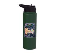 Diagramme de science auditive d'anatomie de la structure de l'oreille mignonne Stainless Steel Insulated Water Bottle