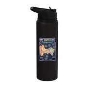 Diagramme de science auditive d'anatomie de la structure de l'oreille mignonne Stainless Steel Insulated Water Bottle