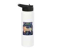 Diagramme de science auditive d'anatomie de la structure de l'oreille mignonne Stainless Steel Insulated Water Bottle