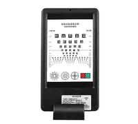 Diagramme de vision LED rechargeable, boîte lumineuse pour tableau des yeux, norme visuelle double face, luminosité réglable décimal/enregistrement à 5 points pour clinique hôpital