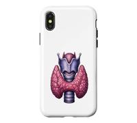 Diagramme d'illustration médicale d'endocrinologie de l'anatomie thyroïdienne Coque pour iPhone X/XS