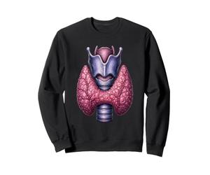 Diagramme d'illustration médicale d'endocrinologie de l'anatomie thyroïdienne Sweatshirt