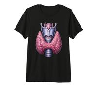 Diagramme d'illustration médicale d'endocrinologie de l'anatomie thyroïdienne T-Shirt Haut de Gamme
