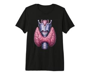 Diagramme d'illustration médicale d'endocrinologie de l'anatomie thyroïdienne T-Shirt Haut de Gamme