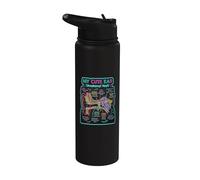Diagramme d'oreille Anatomie de la structure auditive Sciences auditives Stainless Steel Insulated Water Bottle