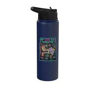 Diagramme d'oreille Anatomie de la structure auditive Sciences auditives Stainless Steel Insulated Water Bottle