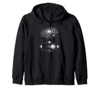 Diagramme Galaxie et orbite planétaire du Mouvement Cosmique Sweat à Capuche